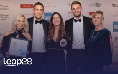 Leap29 - Winners of the Best Company to Work For at the North East Cheshire Business Awards