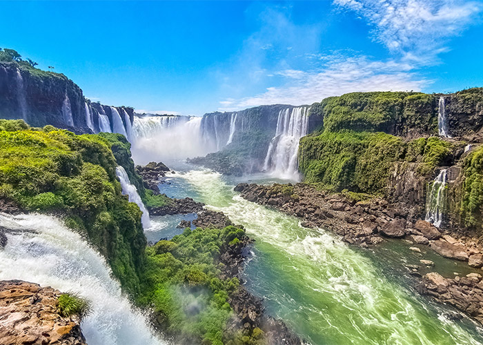 Foz do Iguacu Iguazu Falls in Parana, Brazil