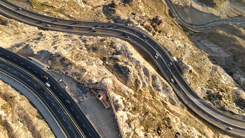 Al Hada Mountain in Taif City