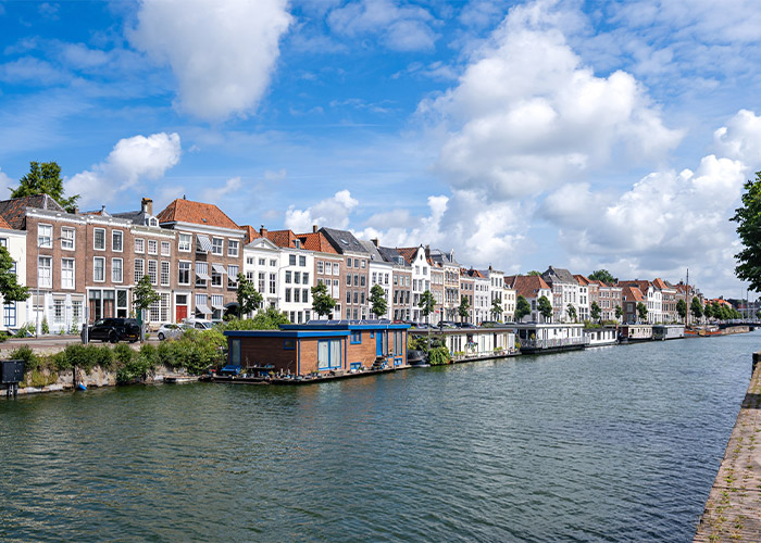 shutterstock_2643683737 Canal in Middelburg, Zeeland, the Netherlands