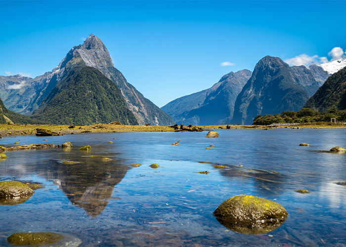 Milford Sound, Fiordland National Park, New Zealand.